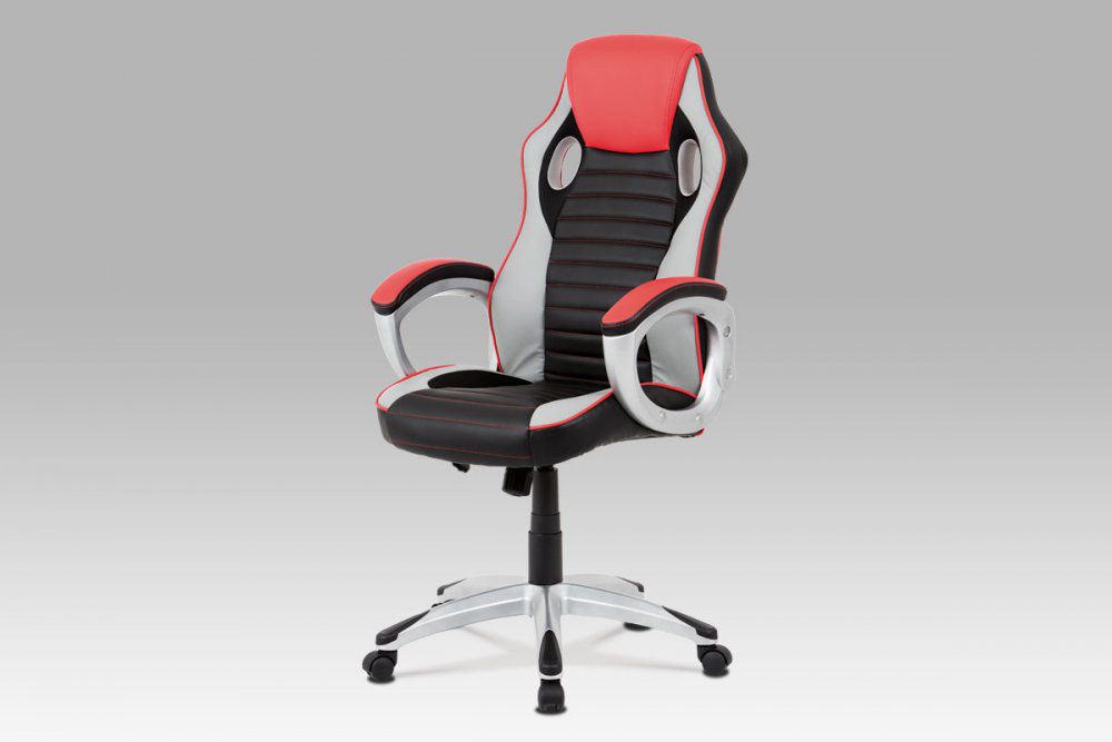 Kancelářská židle KA-V507 RED červená / černá Autronic - DEKORHOME.CZ