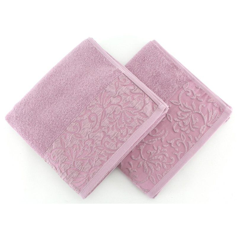 Sada 2 ručníků ze 100% bavlny Burumcuk Dusty Rose, 50 x 90 cm - Favi.cz