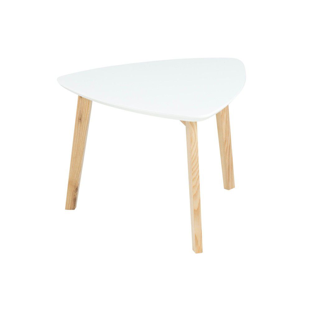Bílý odkládací stolek Actona Vitis, výška 36 cm - Bonami.cz