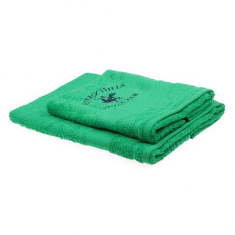 Sada 2 zelených ručníků Beverly Hills Polo Club Tommy Orj - Bonami.cz