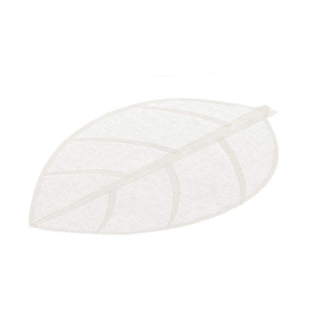 Bílé prostírání ve tvaru listu Casa Selección, 50 x 33 cm - Bonami.cz
