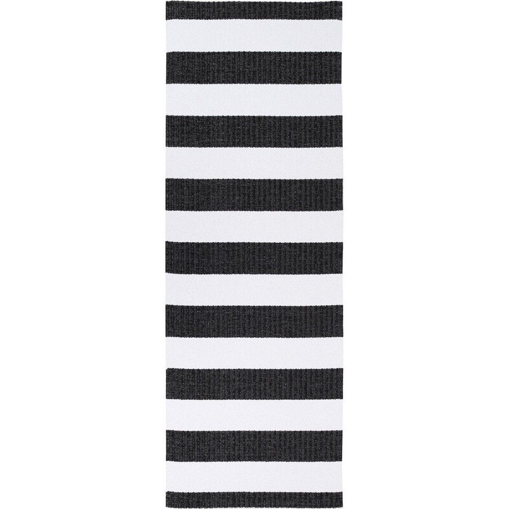 Černo-bílý koberec vhodný do exteriéru Narma Birkas, 70 x 100 cm - Bonami.cz
