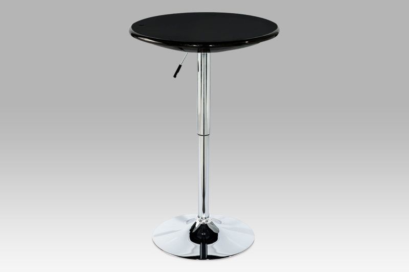 Artium barový stůl AUB-5010 BK, černá / chrom - Favi.cz
