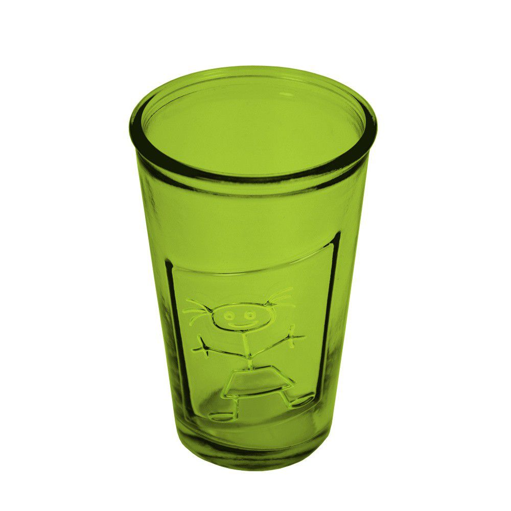 Zelená sklenice z recyklovaného skla Ego Dekor Afrodita, 300 ml - Bonami.cz