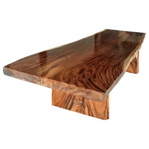 Jídelní Stůl z exotického dřeva Robby Velikost stolu: 80 x 160 cm, Výběr nohou: Z exotického dřeva - Benlemi.cz