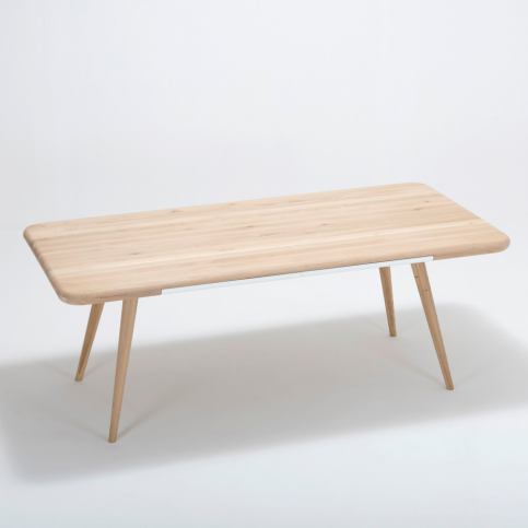 Jídelní stůl s konstrukcí z masivního dubového dřeva se zásuvkou Gazzda Ena, 200 x 100 cm - Bonami.cz
