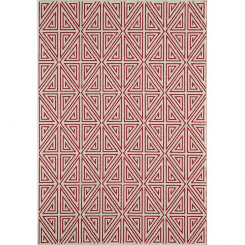Červený koberec Nourison Baja Apuri, 170 x 119 cm - Bonami.cz