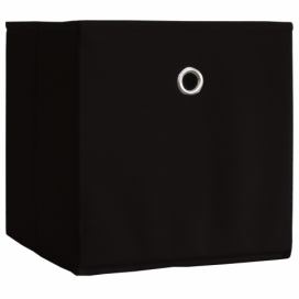 VCM Skládací box černý, 2 kusy
