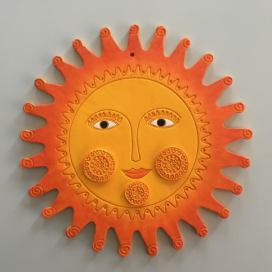 Slunce \"mayské\" Keramika Andreas