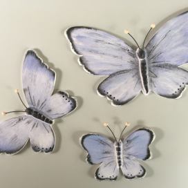 Motýl modrásek - sada tří Keramika Andreas