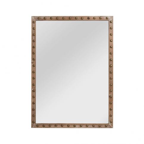 Nástěnné zrcadlo s rámem z jedlového dřeva Premier Housewares Tribeca - Bonami.cz