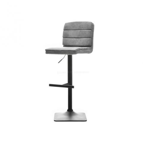 design4life Barová židlička GRIGI šedá-černá - Design4life