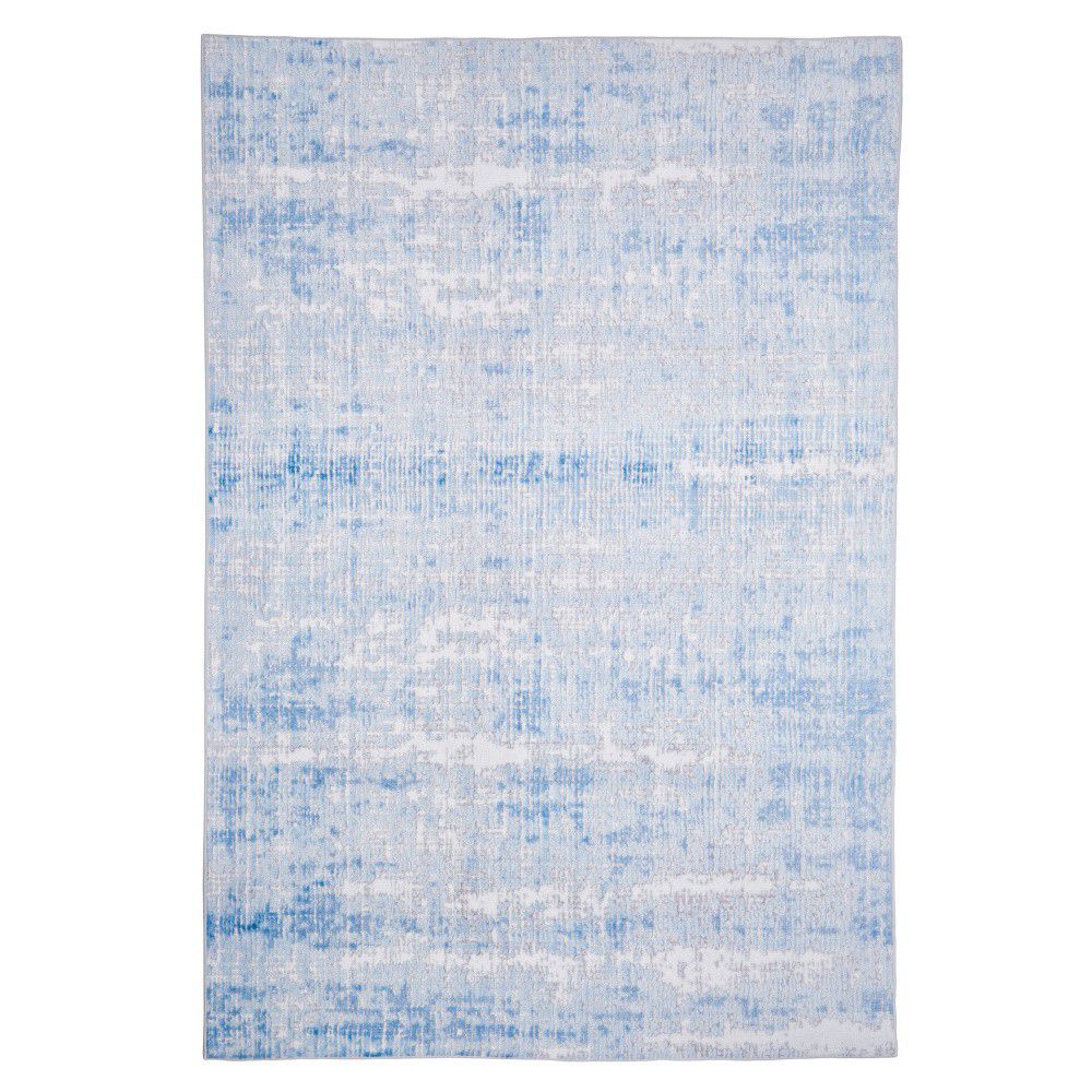 Světle modrý koberec odolný proti skvrnám Webtappeti Abstract, 80 x 150 cm - Bonami.cz