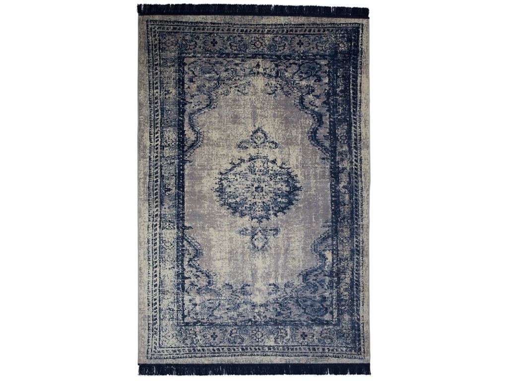 Modrý koberec ZUIVER MARVEL 200x300 cm ve vintage stylu - Bonami.cz