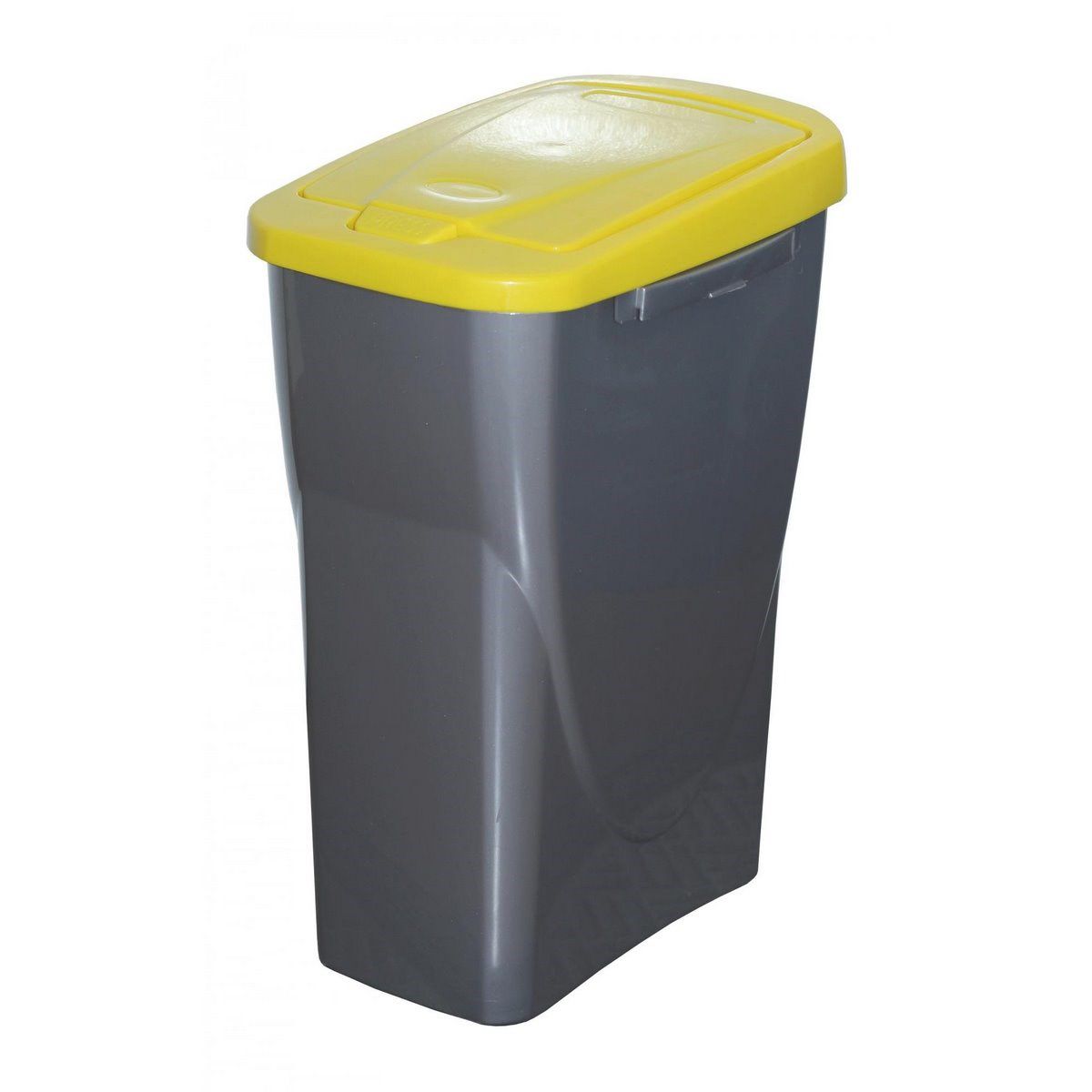 Koš na tříděný odpad žluté víko; 61,5 x 42 x 25 cm; 40 l; plast - 4home.cz