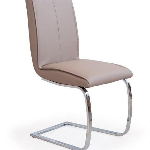 Kovová židle K177 Halmar béžová - DEKORHOME.CZ