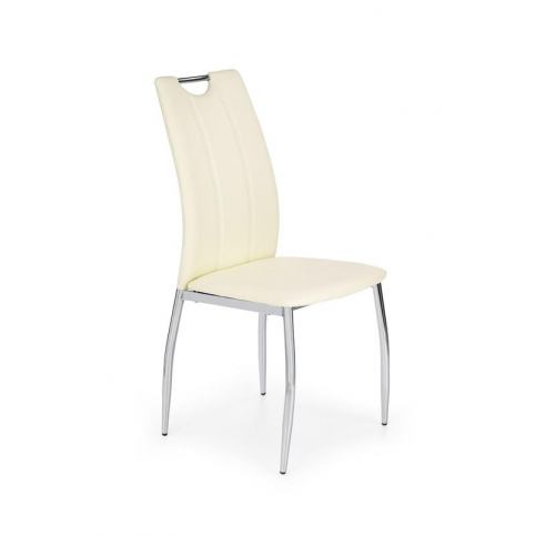 Kovová židle K187 Halmar bílá - DEKORHOME.CZ