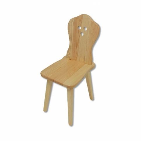 Výprodej TK-110 židle z borovicového dřeva - bez moření borovice - Design4life