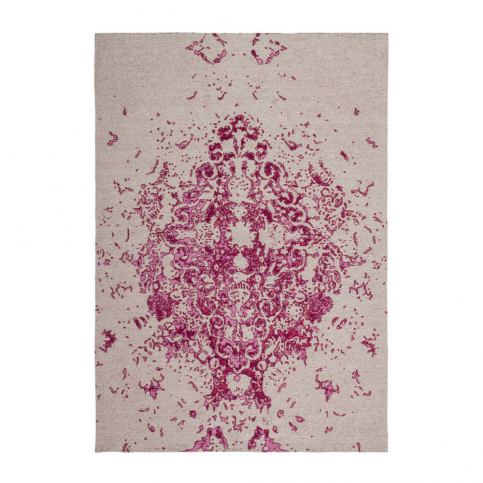 Ručně tkaný koberec Kayoom Sitar 700 Elfenbein Pink, 80 x 150 cm - Bonami.cz