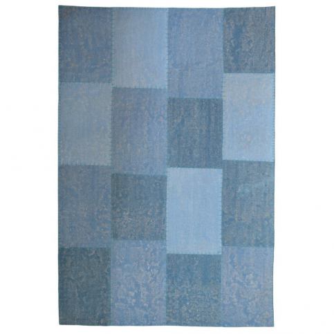 Ručně tkaný modrý koberec Kayoom Emotion 222 Multi Blau, 90 x 150 cm - Bonami.cz