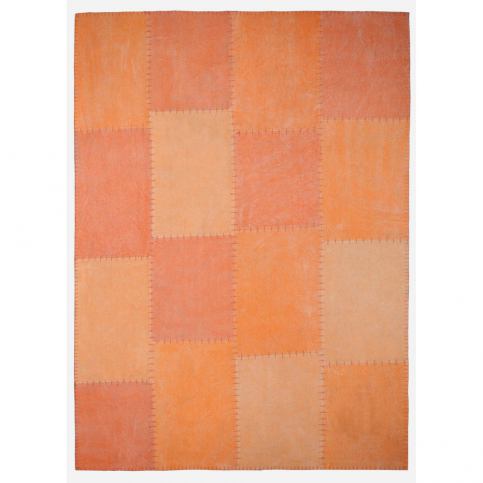 Ručně tkaný oranžový koberec Kayoom Emotion 222 Multi Orange, 80 x 150 cm - Bonami.cz