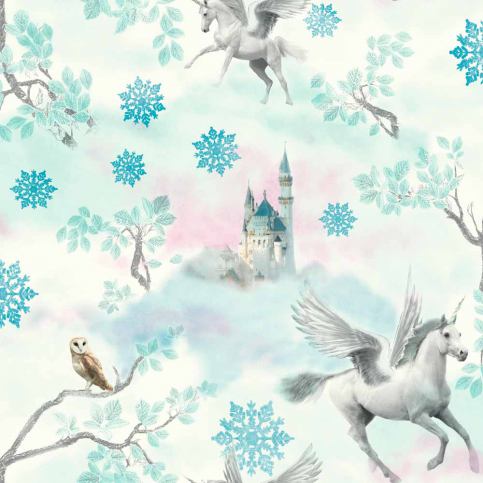 Tapeta na stenu - Arthouse Fairytale Fairytale Ice Blue - GLIX DECO s.r.o.