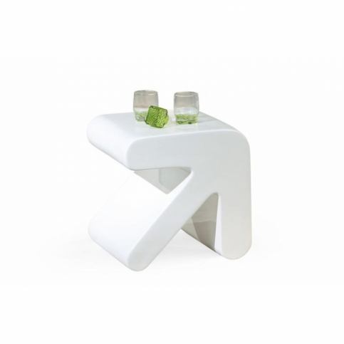 Výprodej Odkládací stolek Erati - bílý - Design4life