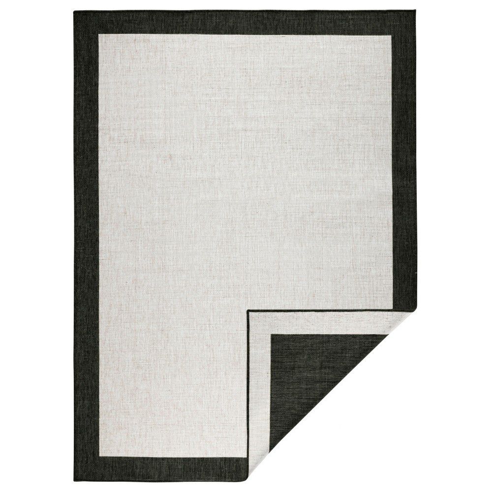 Černo-krémový venkovní koberec NORTHRUGS Panama, 200 x 290 cm - Bonami.cz