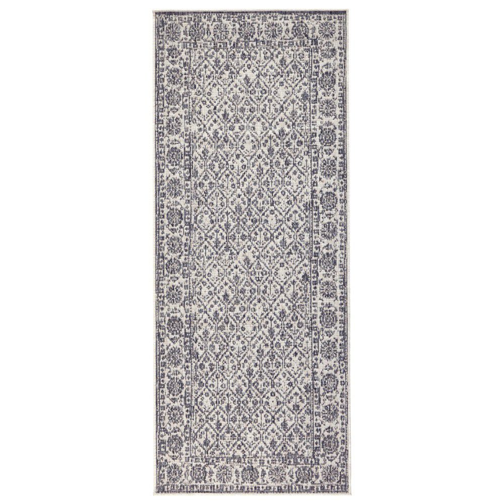 NORTHRUGS - Hanse Home koberce Kusový koberec Twin-Wendeteppiche 103116 grau creme – na ven i na doma - 80x150 cm - Bonami.cz
