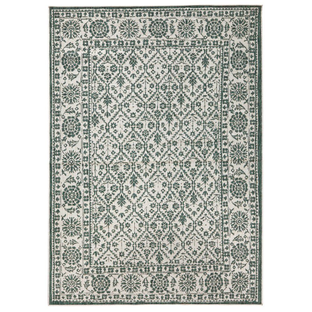 NORTHRUGS - Hanse Home koberce Kusový koberec Twin-Wendeteppiche 103115 grün creme – na ven i na doma - 120x170 cm - Bonami.cz