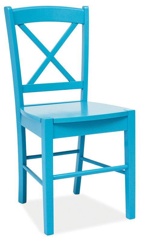 Casarredo Jídelní dřevěná židle CD-56 modrá - ATAN Nábytek