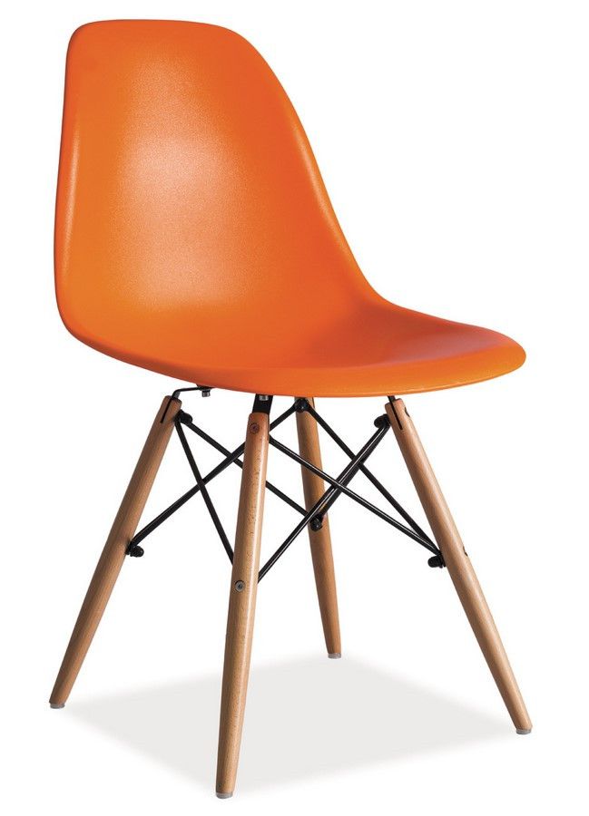 Casarredo Jídelní židle ENZO oranžová - ATAN Nábytek