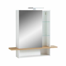 Bílá zrcadlová skříňka Germania Novolino 1436 90 x 25 cm