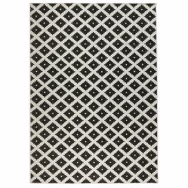 NORTHRUGS - Hanse Home koberce Kusový koberec Twin-Wendeteppiche 103124 schwarz creme – na ven i na doma - 160x230 cm Bonami.cz