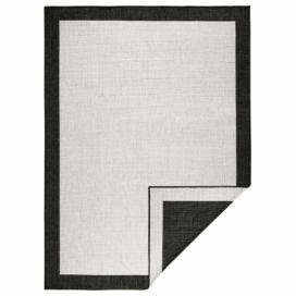 Černo-krémový venkovní koberec NORTHRUGS Panama, 200 x 290 cm Bonami.cz