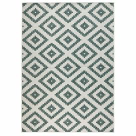Zeleno-krémový venkovní koberec NORTHRUGS Malta, 120 x 170 cm Bonami.cz