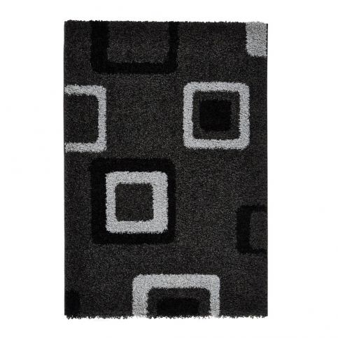Šedo-černý koberec Think Rugs Majesty, 60 x 120 cm - Bonami.cz