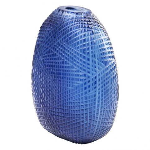 Váza Harakiri Blue 25 cm - KARE
