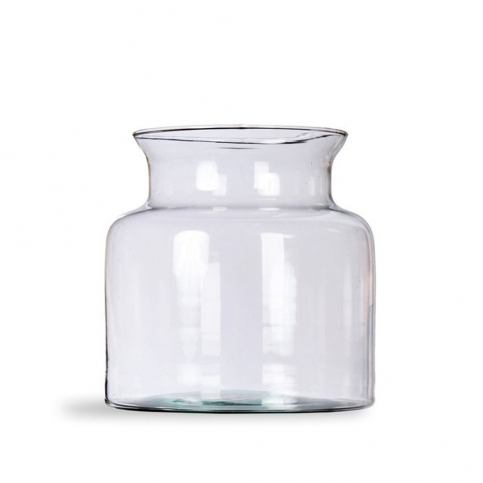 Váza z ručně foukaného recyklovaného skla Garden Trading Broadwell, 4,5 l - Bonami.cz