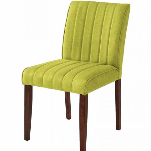 Casarredo Jídelní čalouněná židle RAINBOW zelená - ATAN Nábytek