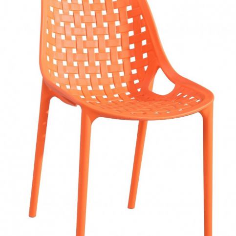 Casarredo Jídelní židle TERY oranžová - ATAN Nábytek
