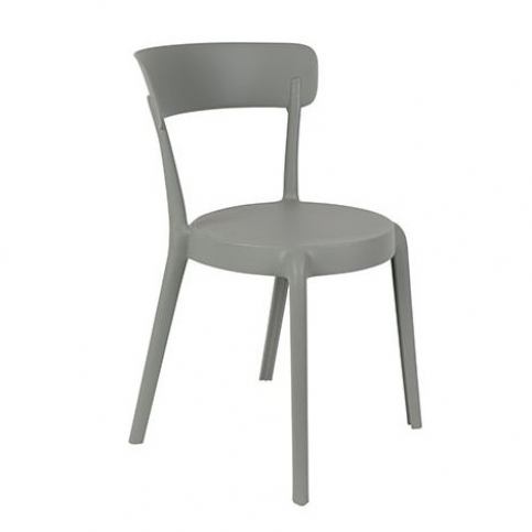 Židle WLL Hope, světle šedá 1100353 White Label Living - Designovynabytek.cz