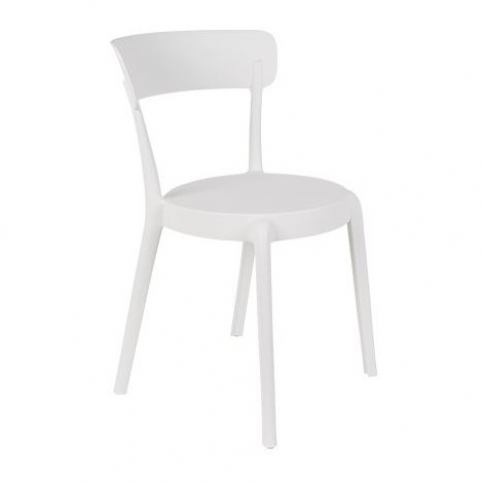 Židle WLL Hope, bílá 1100354 White Label Living - Designovynabytek.cz