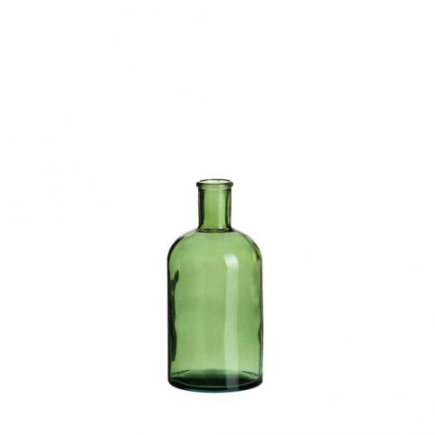Zelená skleněná dekorativní láhev Tropicho, výška 19 cm - Bonami.cz
