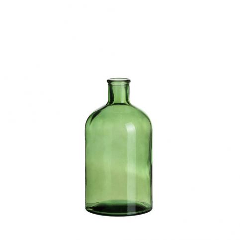 Zelená skleněná dekorativní láhev Tropicho, výška 22 cm - Bonami.cz