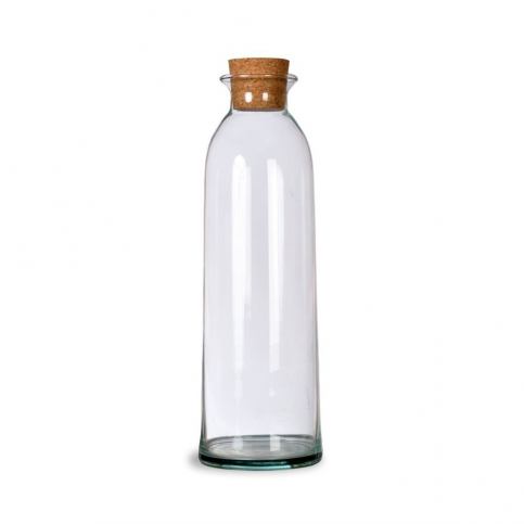 Lahev na vodu z ručně foukaného recyklovaného skla Garden Trading Broadwell, 1,6 l - Bonami.cz
