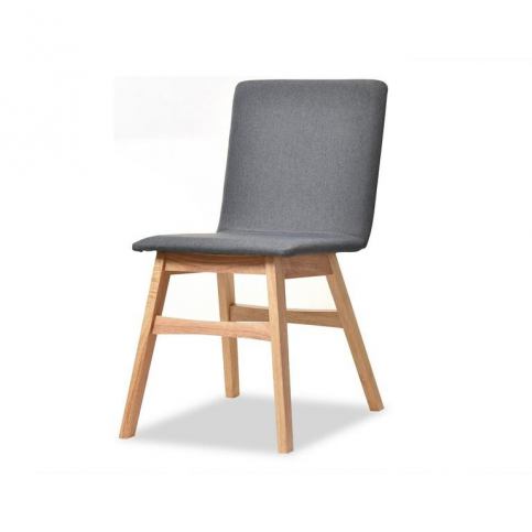 design4life Jídelní židle HANIG dub-šedá - Design4life