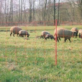 Elektrické ohradníky | Síť ohradníku pro ovce a kozy 108cm, 14 kolíků, 50m, dvojitý hrot