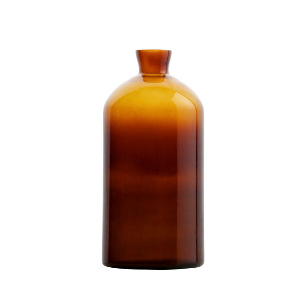 Tmavě oranžová skleněná váza BePureHome Chemistry, výška 40 cm - Bonami.cz
