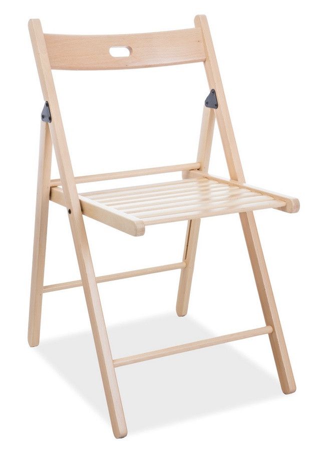 Casarredo Dřevěná skládací židle SMART II natural - ATAN Nábytek